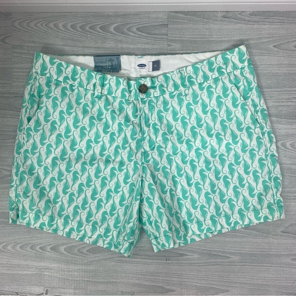 NWT Old Navy Shorts Seahorse Print - Picture 1 of 5